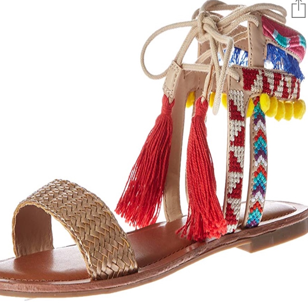 Indigo Road Pom Pom tassel sandals